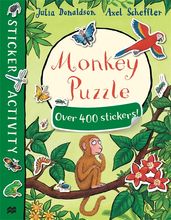 Book cover for Monkey Puzzle Sticker Book