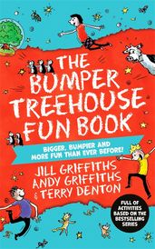 Book cover for The Bumper Treehouse Fun Book: bigger, bumpier and more fun than ever before!